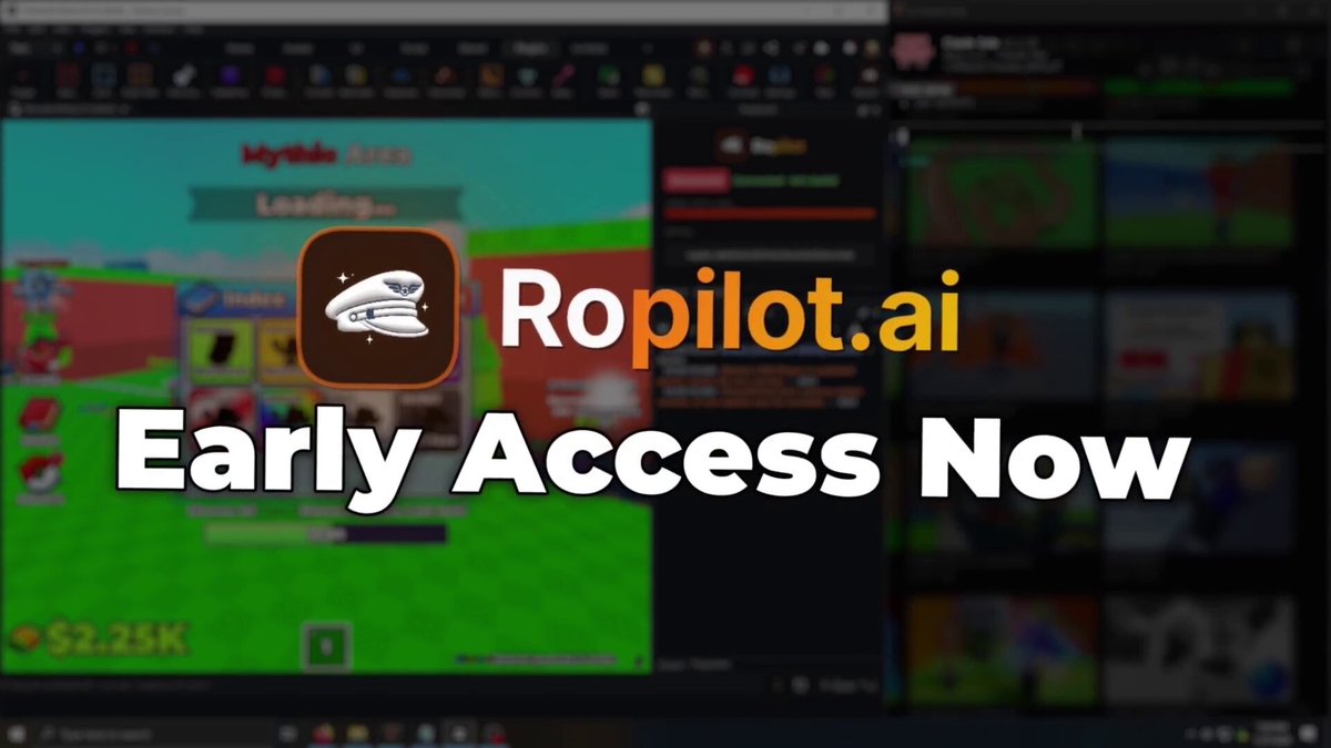 Ropilot early access announcement thumbnail for Roblox creators